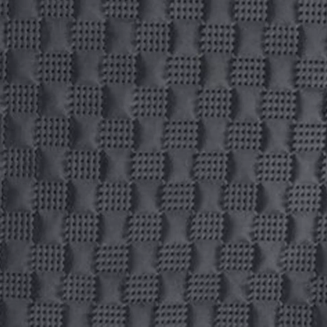 Narzuta czarna 170x210 pikowana kwadraty